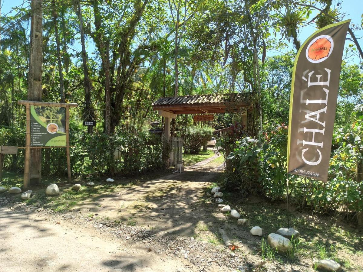 Ecoisa De Chacara - Casa De Vidro, Casa De Campo Morretes Bagian luar foto
