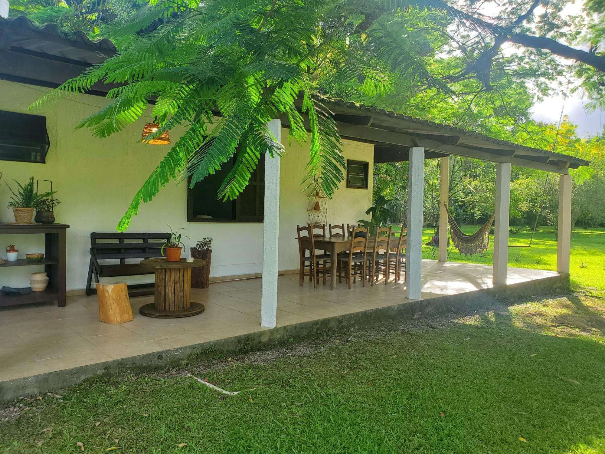 Ecoisa De Chacara - Casa De Vidro, Casa De Campo Morretes Bagian luar foto
